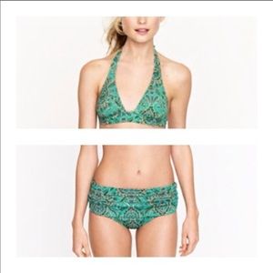 J.Crew Swim Set Top S, Bottom XS
